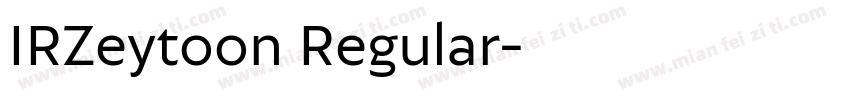 IRZeytoon Regular字体转换